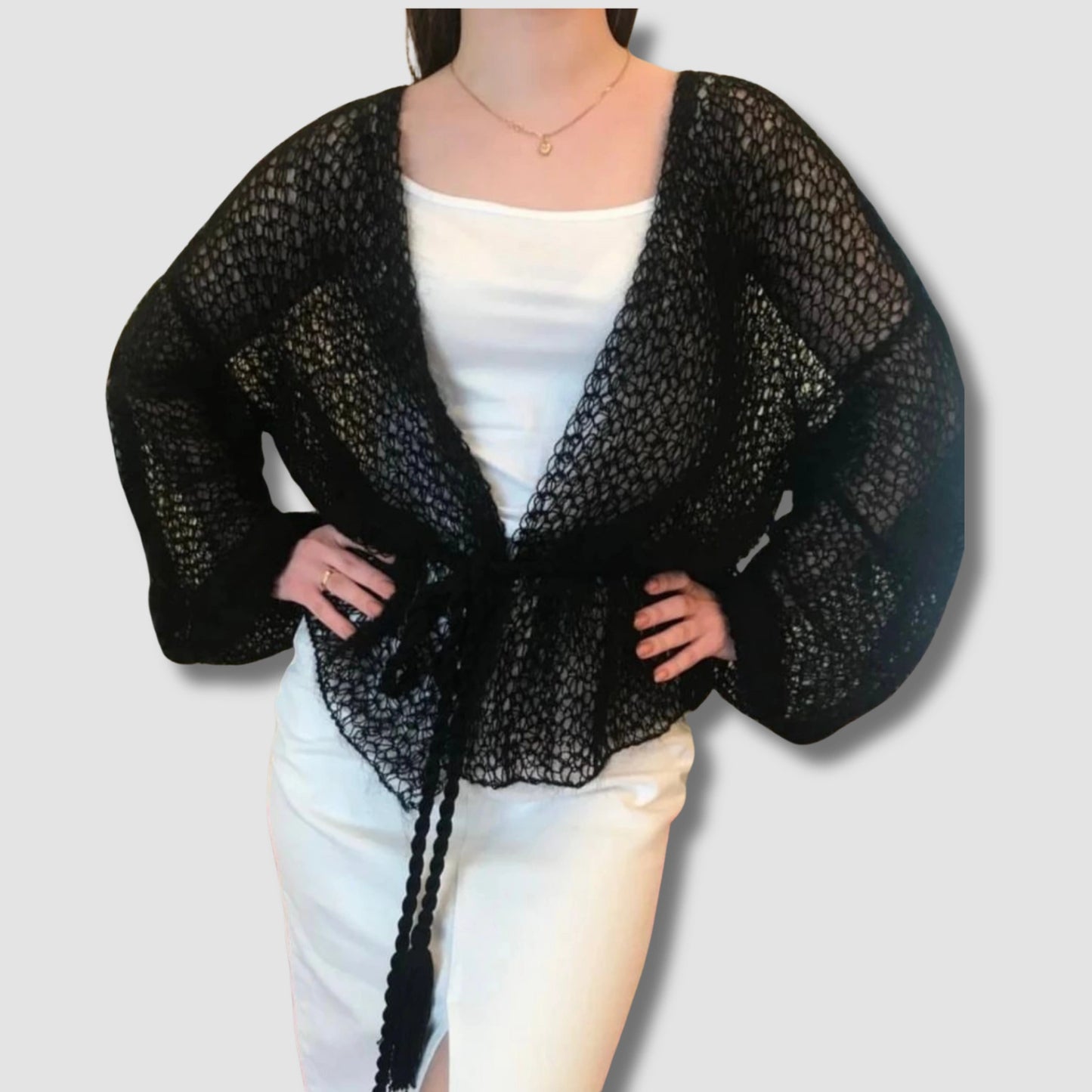 Кардиган (светр) павутинка (ручна робота)
