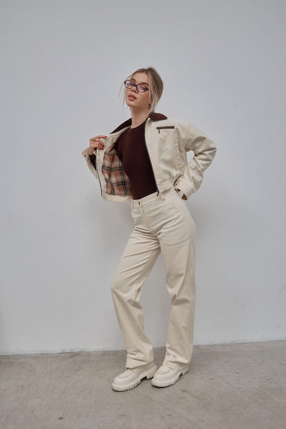 Бомбер вельвет