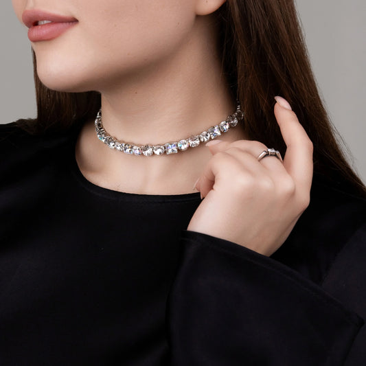 Чокер Ненсі зі стразами місячне сяйво