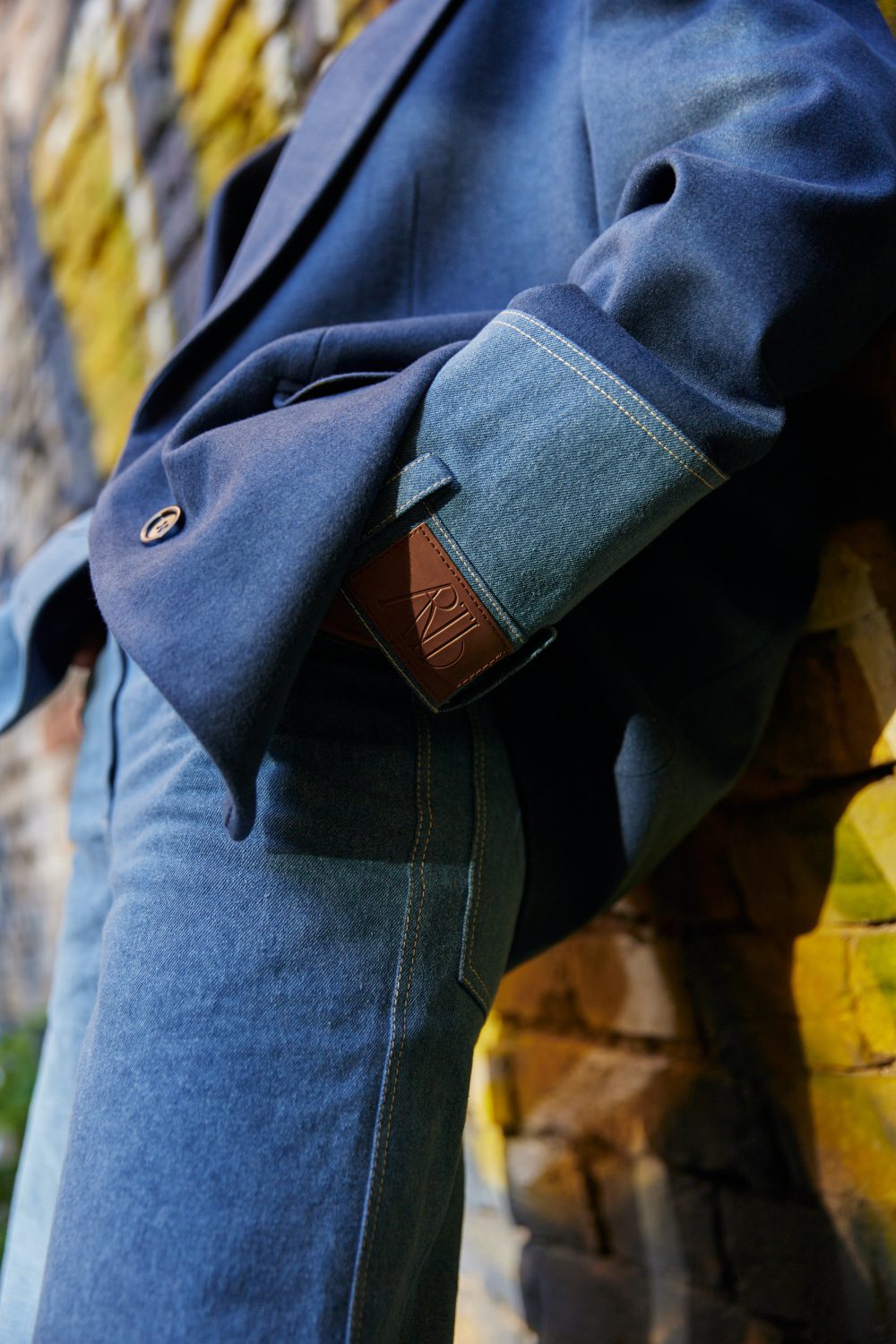 Комбінований жакет оверсайз Follow your ART