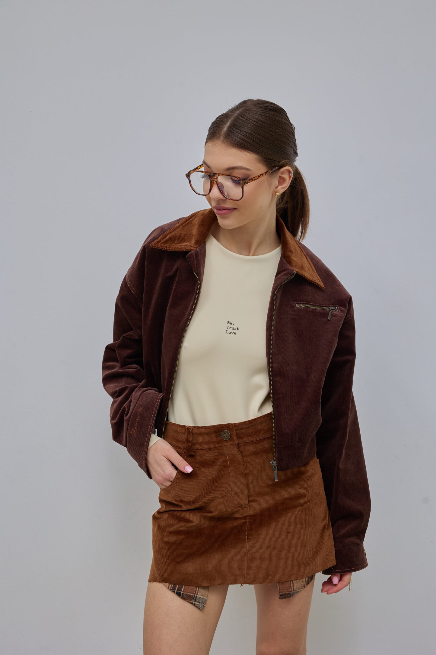 Бомбер вельвет