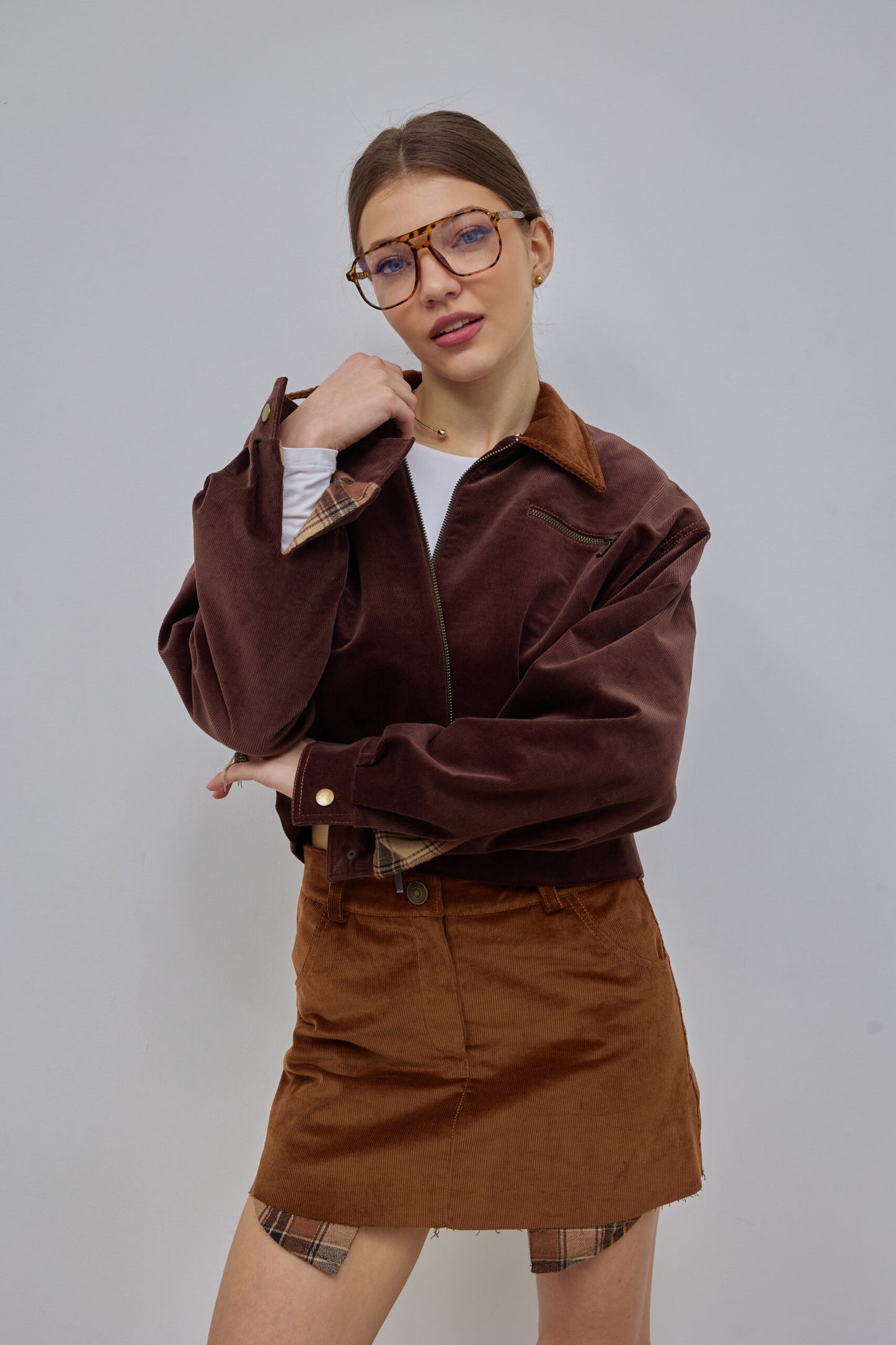 Бомбер вельвет