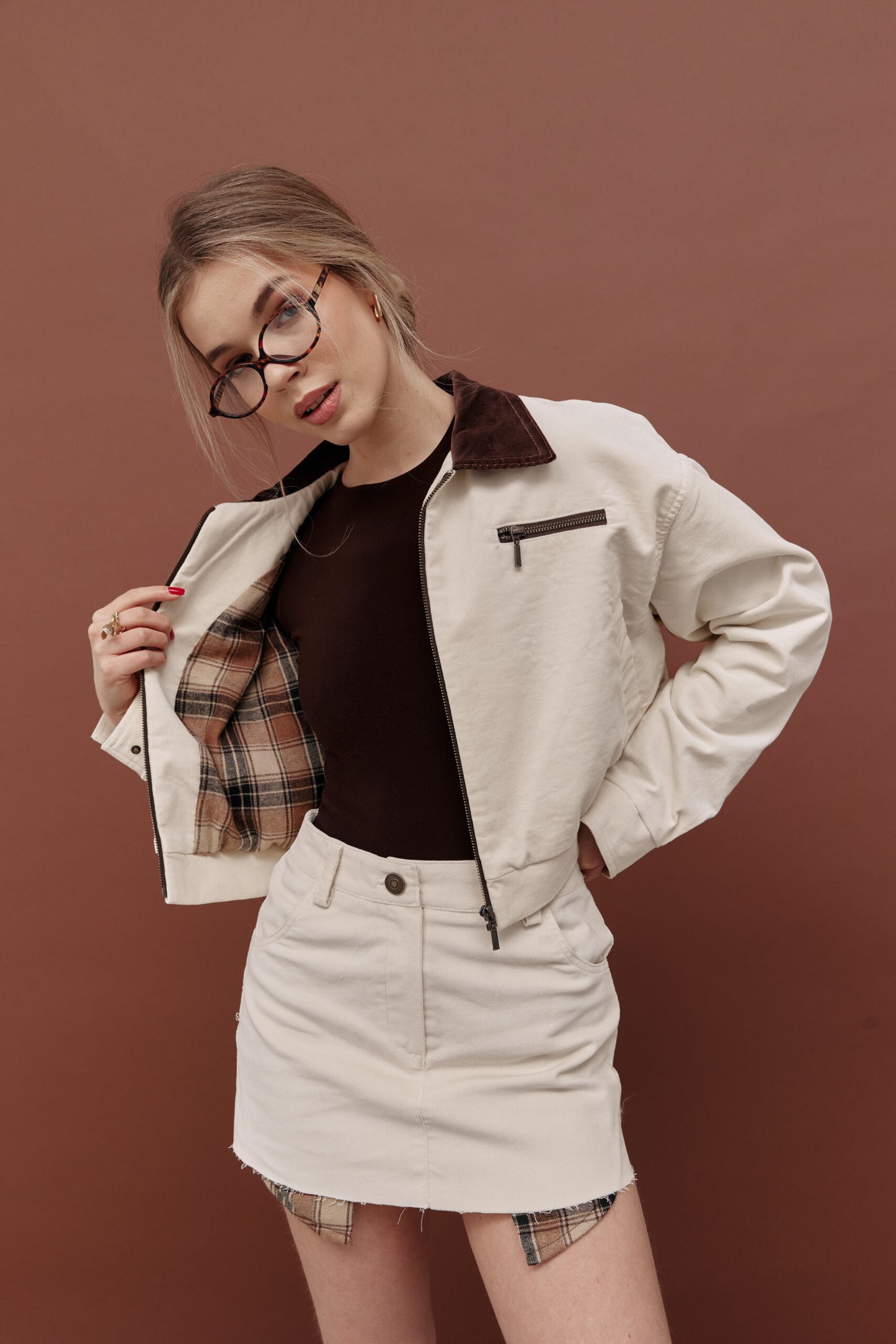 Бомбер вельвет