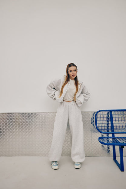 Штани з акцентною деталлю New Era of Me меланж