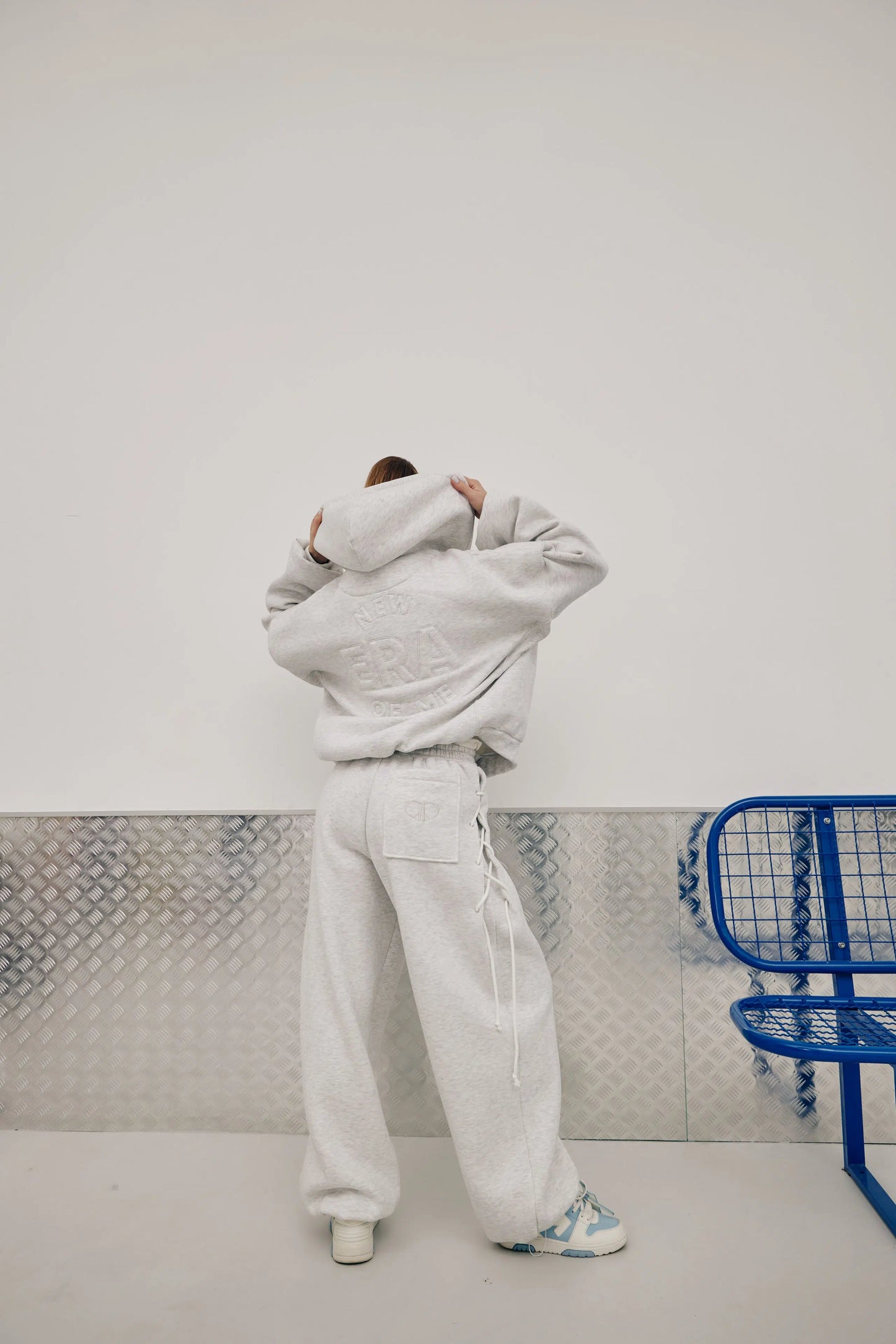 Штани з акцентною деталлю New Era of Me меланж