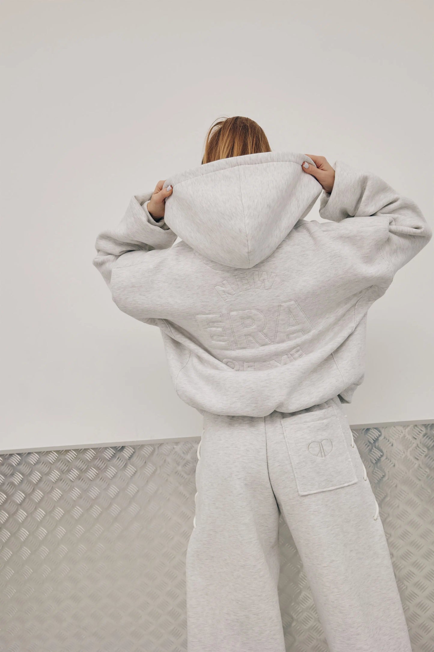 Штани з акцентною деталлю New Era of Me меланж