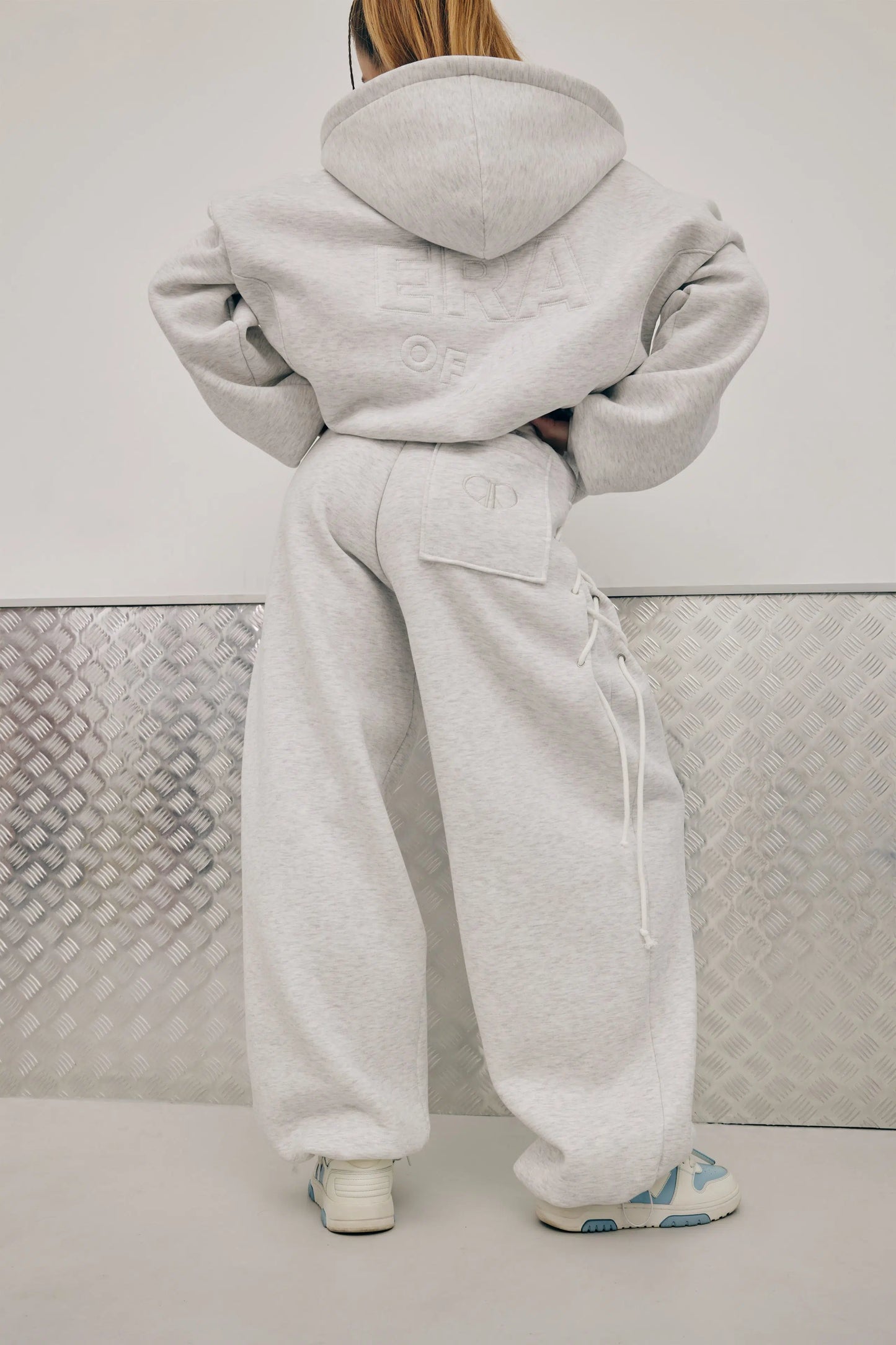 Штани з акцентною деталлю New Era of Me меланж