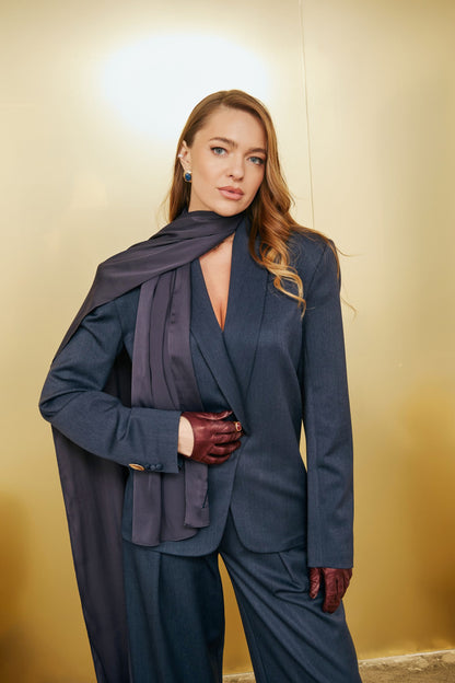 Жакет "Вуаль" синій