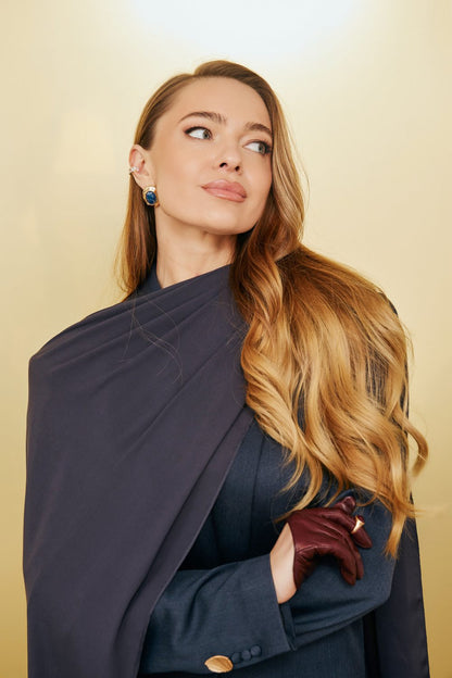 Жакет "Вуаль" синій