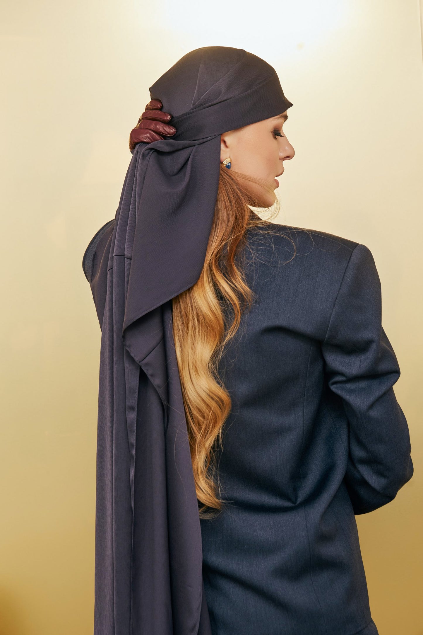 Жакет "Вуаль" синій