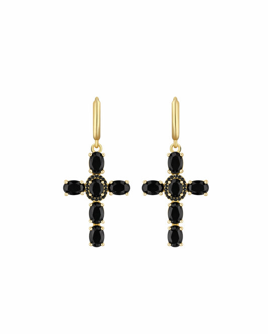 CROSS earrings dark