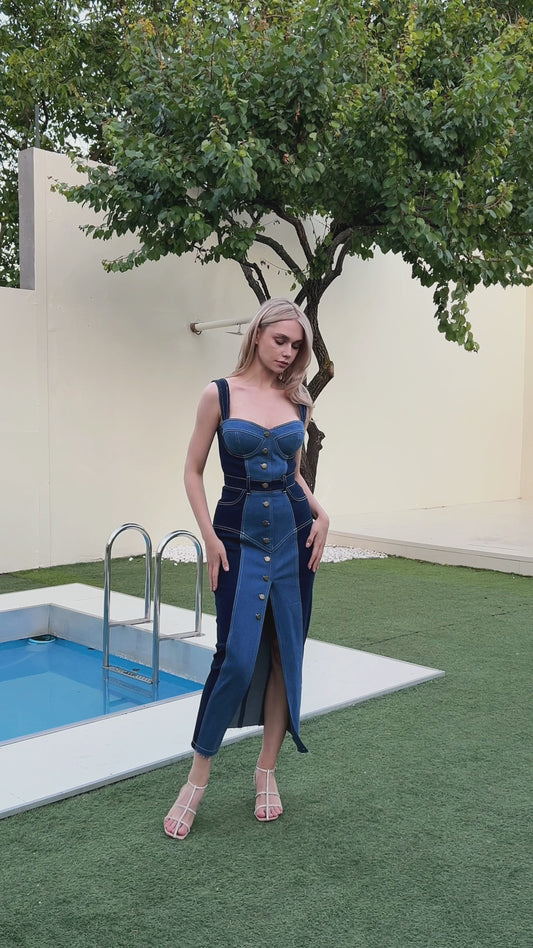 Жіноча сукня з пуш апом Bustier brand SAMANTA DRESS